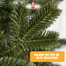 LumiNoel™- Árvore de Natal Premium com LEDs Embutidos.