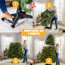 LumiNoel™- Árvore de Natal Premium com LEDs Embutidos.