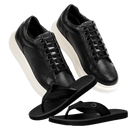 Kit Ferracini Sapatênis Ortopédico + Chinelo Massageador.