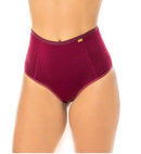 5 Calcinhas Cintura Alta Forro 100% Algodão FRENTE Dupla