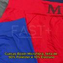 Kit 10 Cuecas Boxer Microfibra Adulto Premium