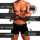 Kit 10 Cuecas Boxer Microfibra Adulto Premium